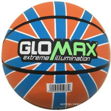 Glomax Colorful High Quality Rubber Basketball